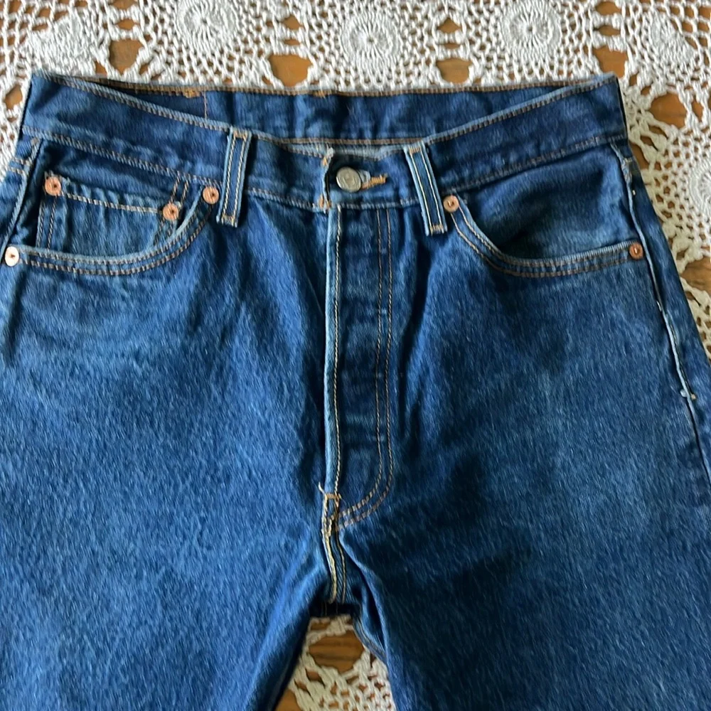 Levi's Dark Blue Straight-Leg Jeans